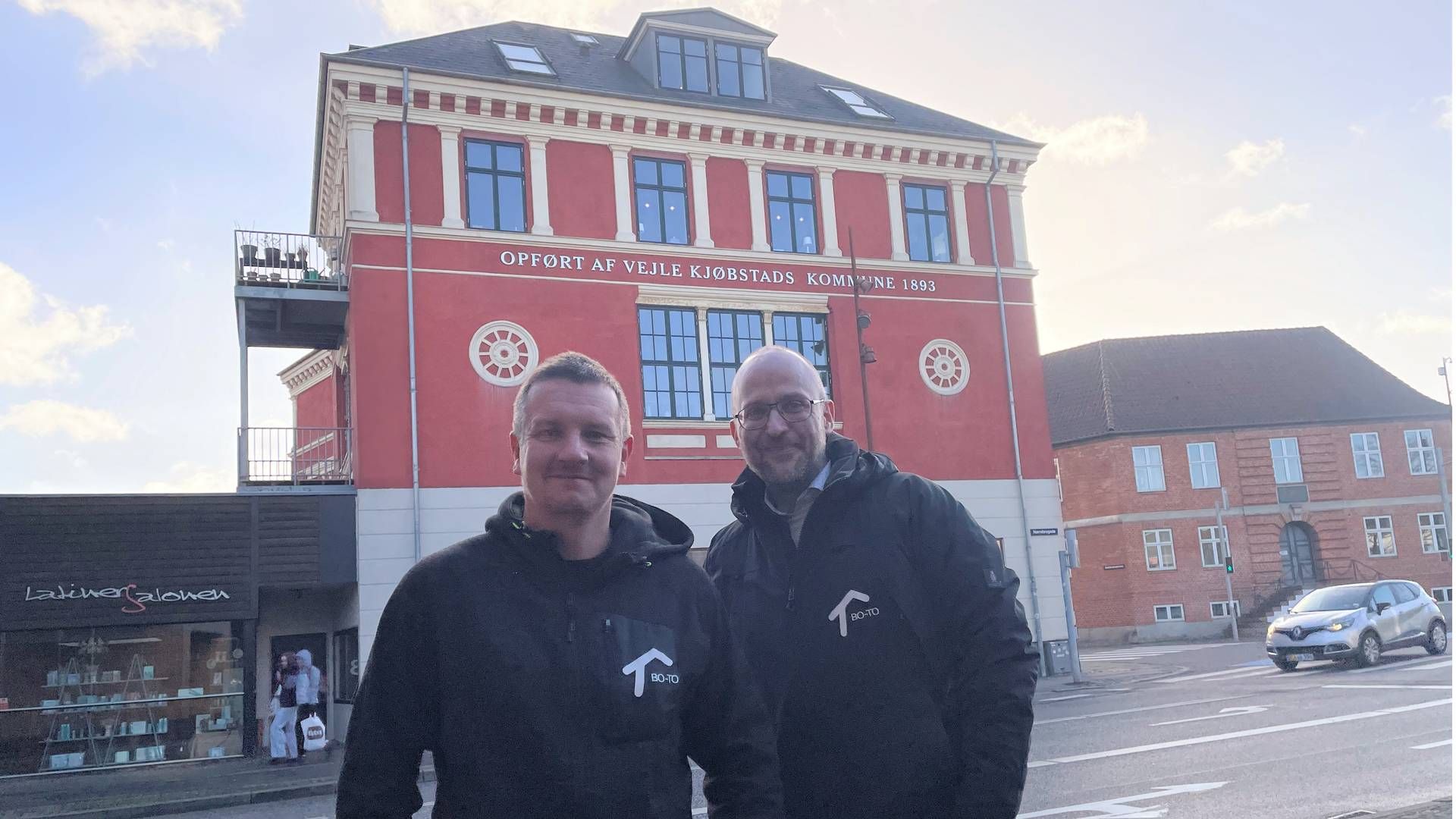 De to stiftere af ejendomsselskabet Bo-To Ejendomme. Fra venstre: Tomas Kjær Andersen og Bo Svenningsen. | Foto: PR / Bo-To Ejendomme