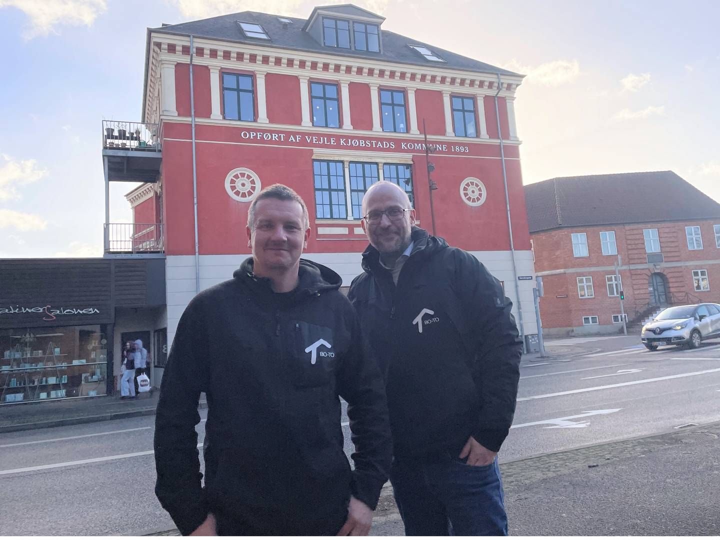 De to stiftere af ejendomsselskabet Bo-To Ejendomme. Fra venstre: Tomas Kjær Andersen og Bo Svenningsen. | Foto: PR / Bo-To Ejendomme