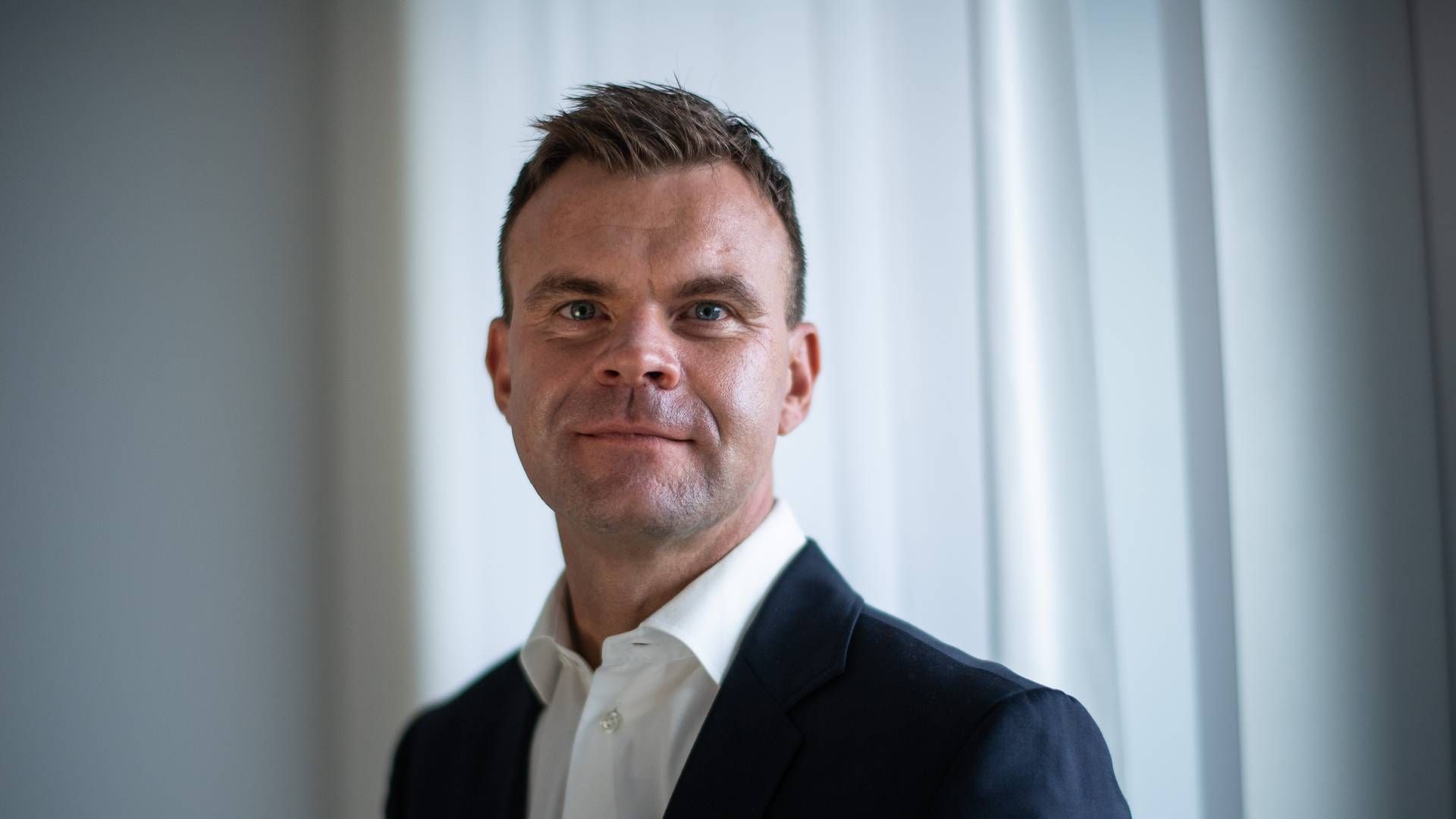 Mark Wraa-Hansen er Danske Banks chef for privatkunder i Danmark. | Foto: Benny Kjølhede