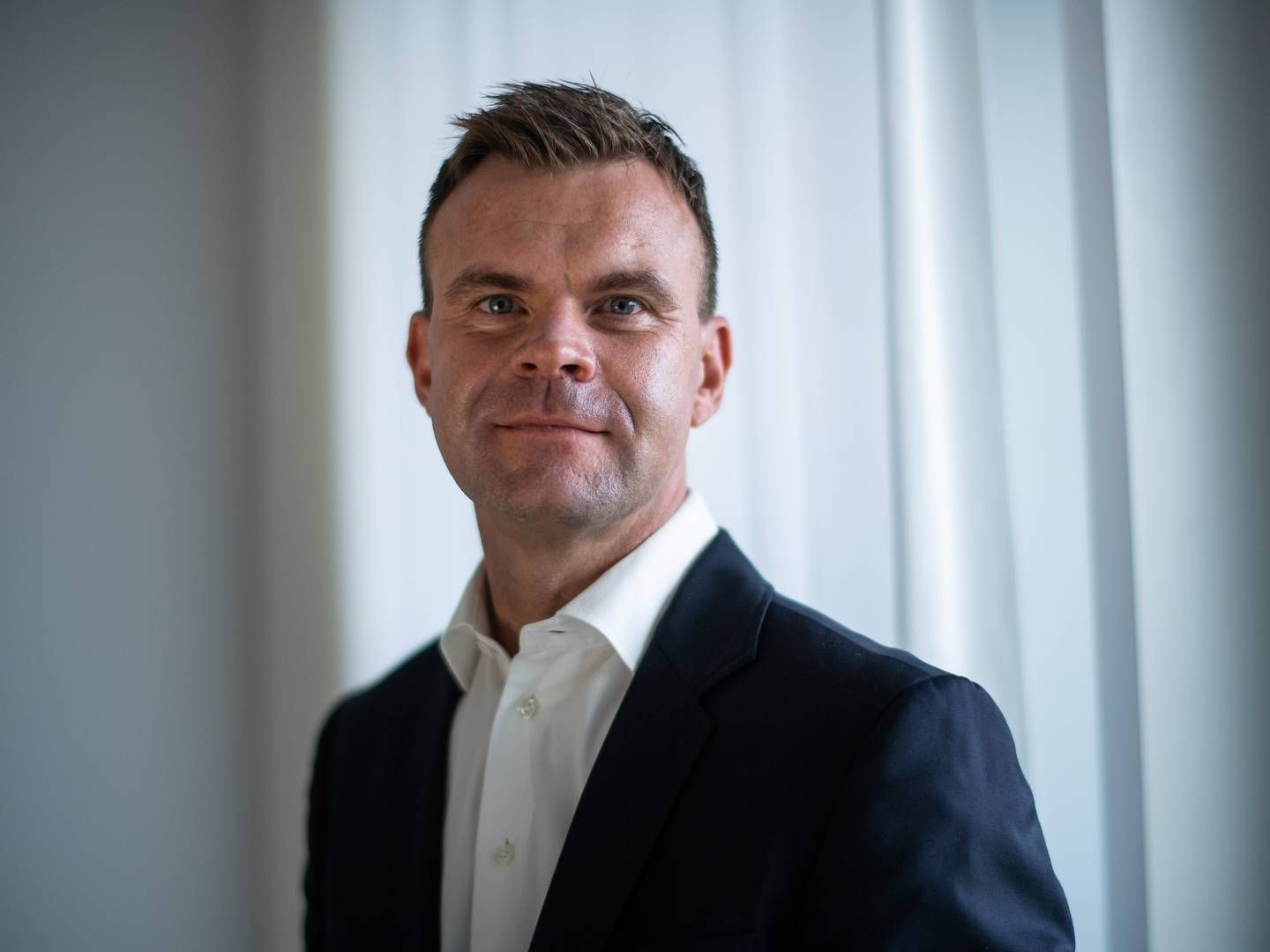 Mark Wraa-Hansen er Danske Banks chef for privatkunder i Danmark. | Photo: Benny Kjølhede