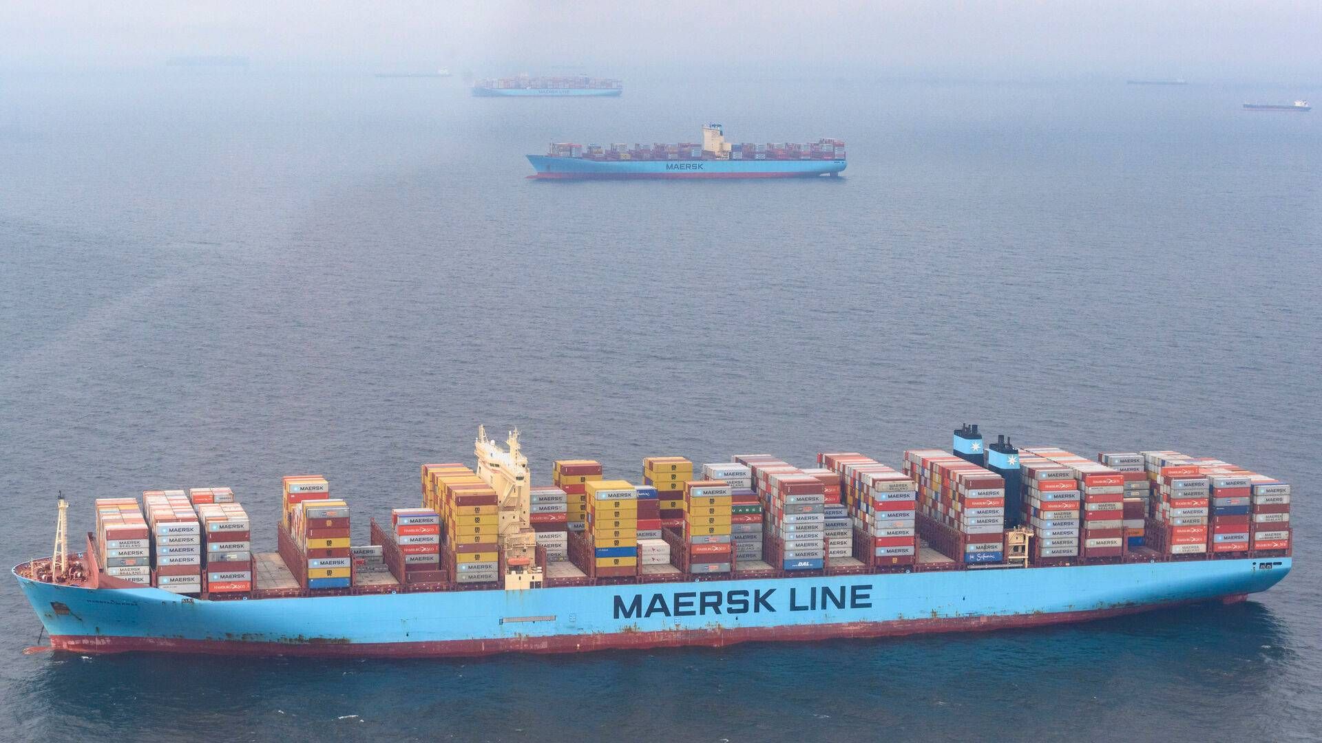 Maersk styrer mod sit andet rekordoverskud, der igen vil skrive sig ind i dansk erhvervshistorie. | Foto: Jonas Walzberg/AP/Ritzau Scanpix