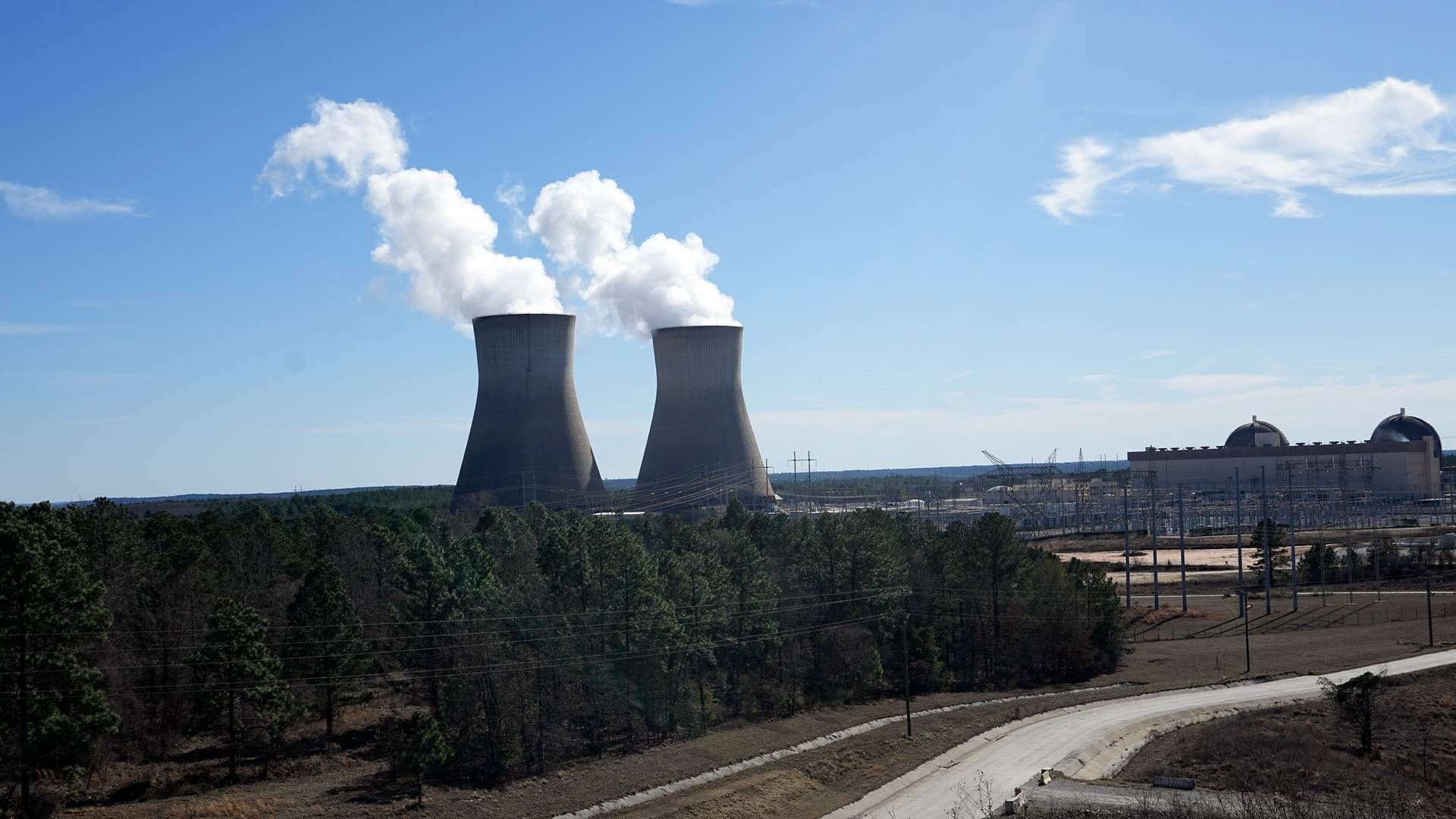 Her ses et atomkraftværk i Georgia, USA. | Foto: John Bazemore/AP/Ritzau Scanpix