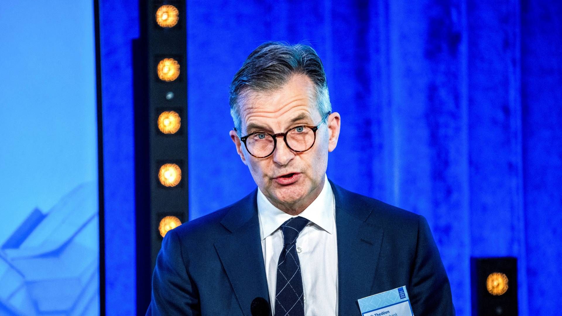 Head of Swedens Central Bank Erik Thedéen says the domestic housing market slump shouldn't be "overdramatized". | Photo: Tt News Agency/Reuters/Ritzau Scanpix