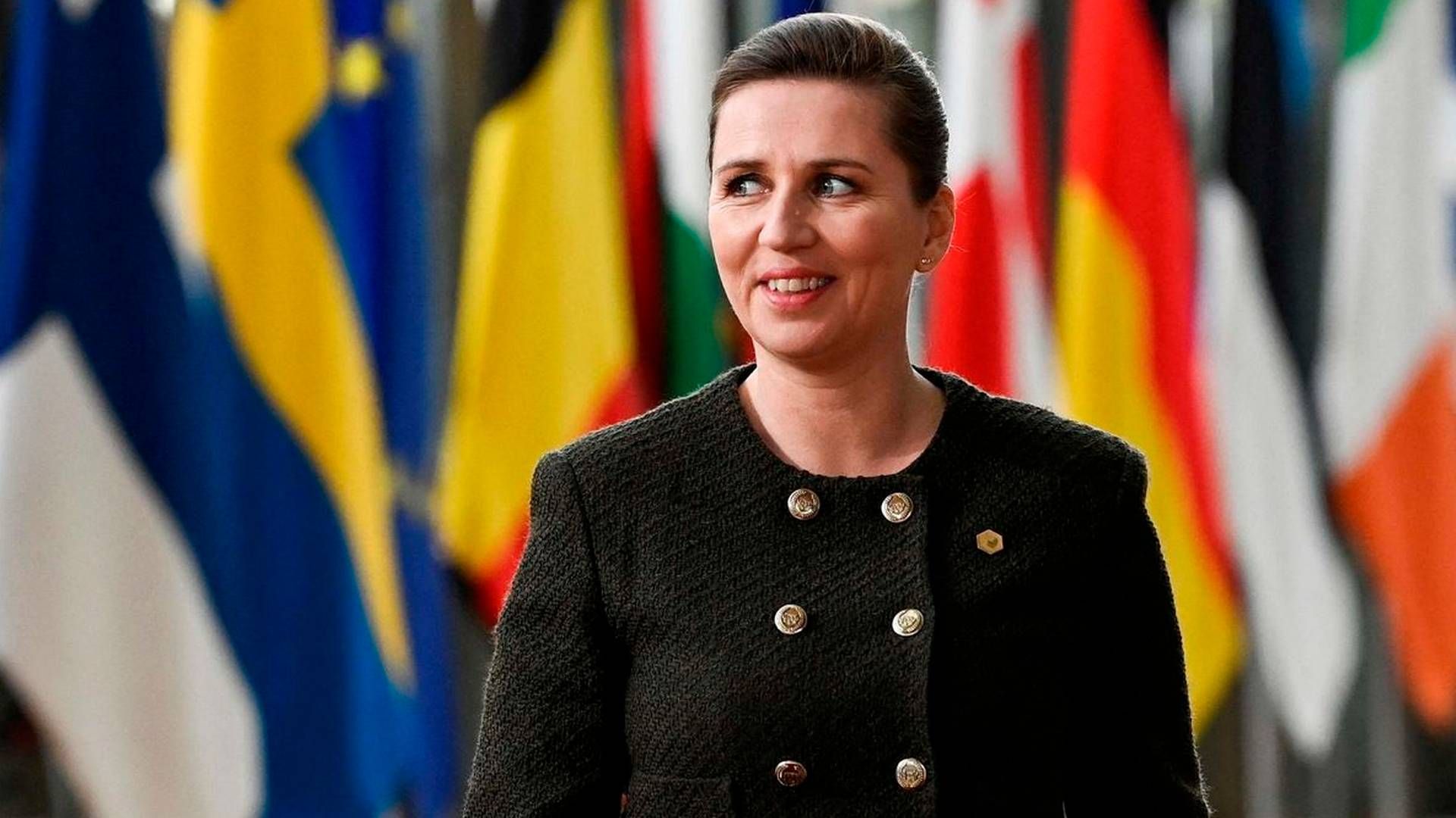 Mette Frederiksen på vej ind til EU-topmøde. | Foto: John Thys/AFP/Ritzau Scanpix