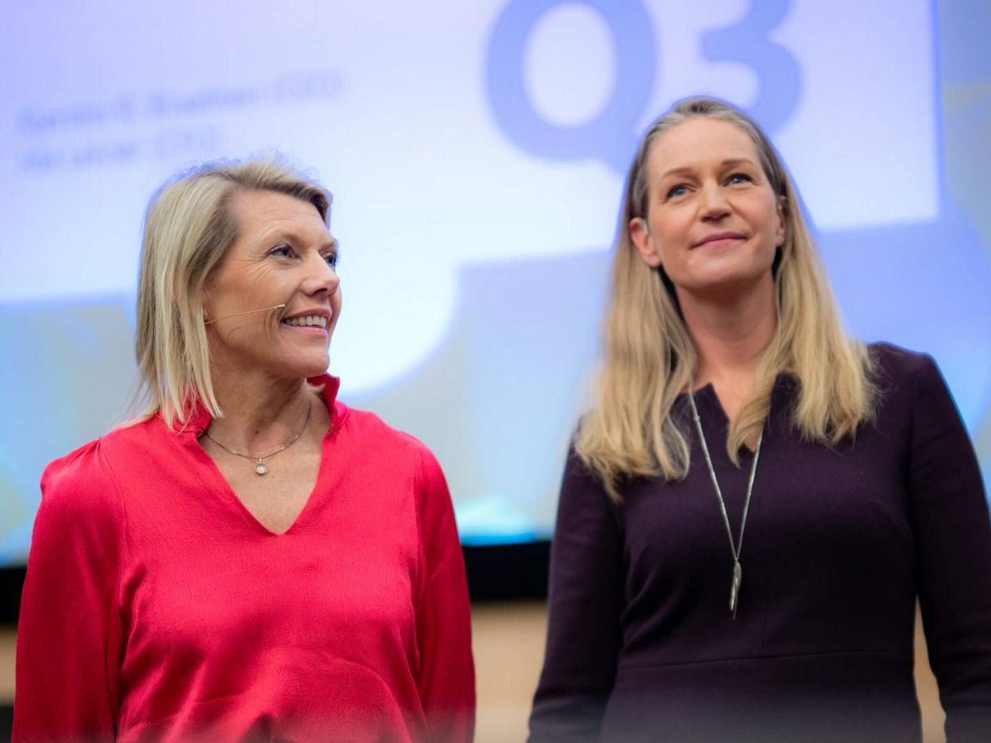 DNBs konsernsjef Kjerstin Braathen og finansdirektør Ida Lerner sier kostnadene i 4. kvartal ikke er noe nytt normalnivå. | Foto: DNB