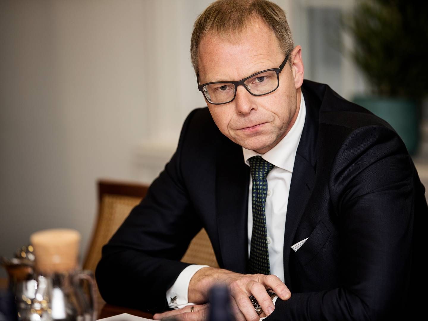 Michael Rasmusen har efter eget udsagn ikke travlt med at besætte den tomme taburet i Wealth Management-afdelingen. | Foto: Rune Aarestrup Pedersen