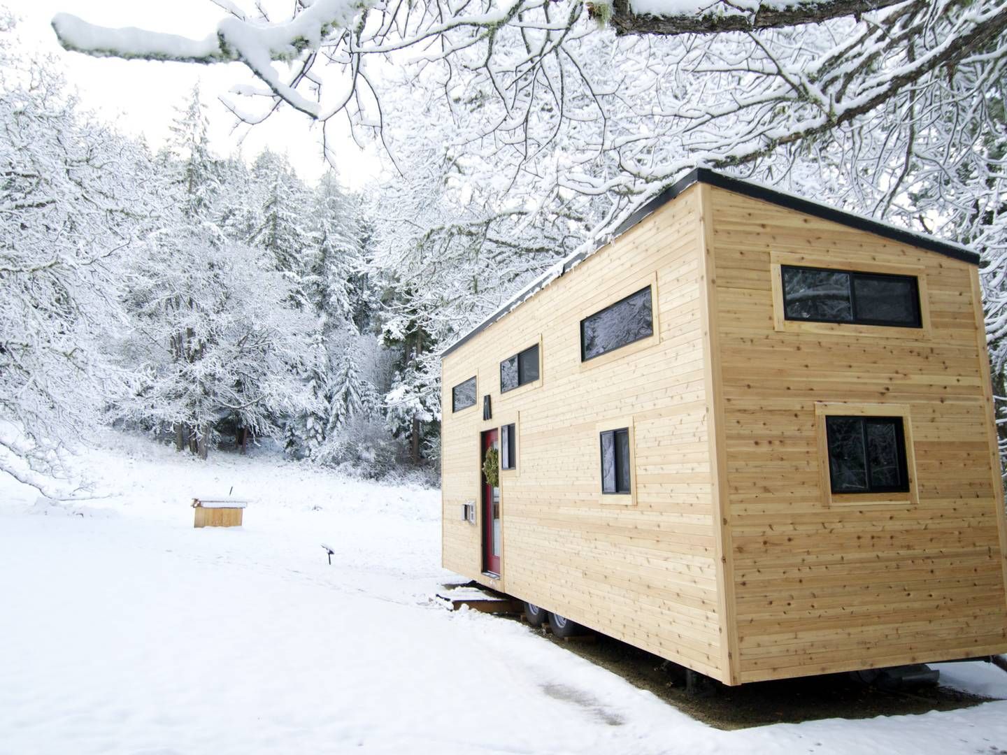 ENKLERE: Fra 1. juli blir det enklere å bygge mikrohus. | Foto: Tinyhousebuild / REX Shutterstock editorial / NTB