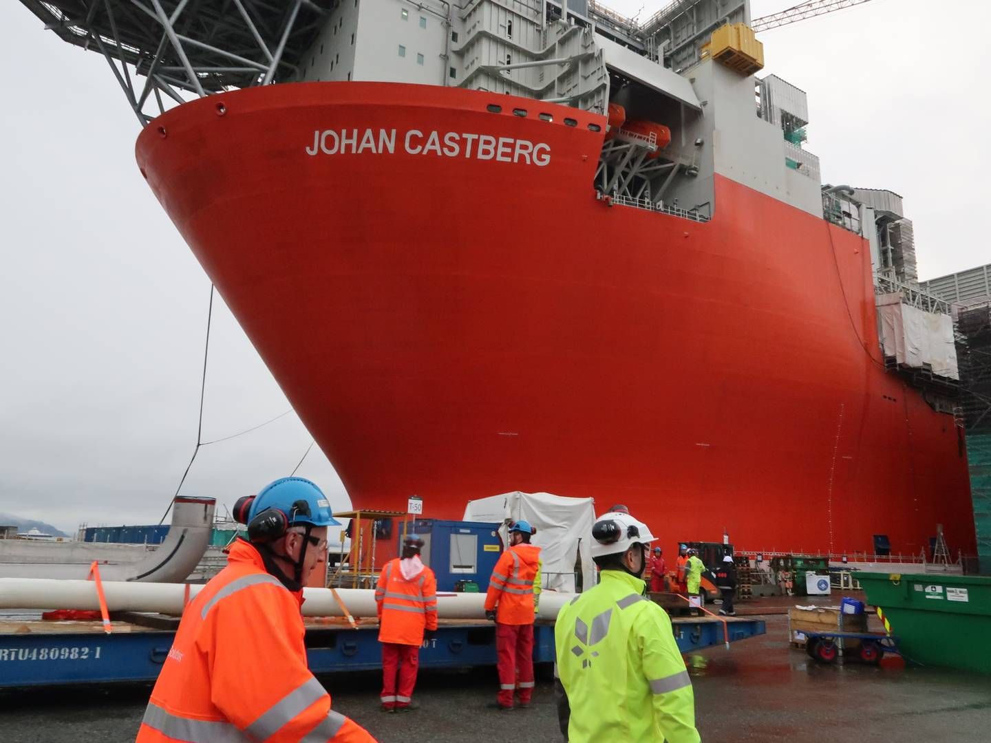 TILSYN: Produksjonsskipet Johan Castberg har hatt besøk av Petroleumstilsynet.