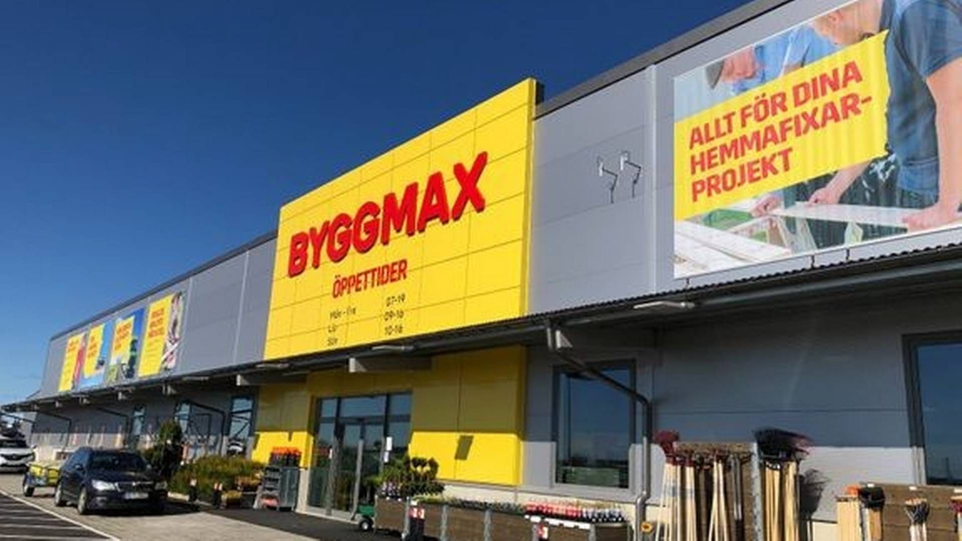 Byggmax åbnede sin første butik i Danmark i juli i fjor. Koncernen har i dag omkring 180 byggemarkeder i Sverige, Norge og Finland, med en ambition om at åbne 25 i Danmark inden for fem år. | Foto: Byggmax/pr