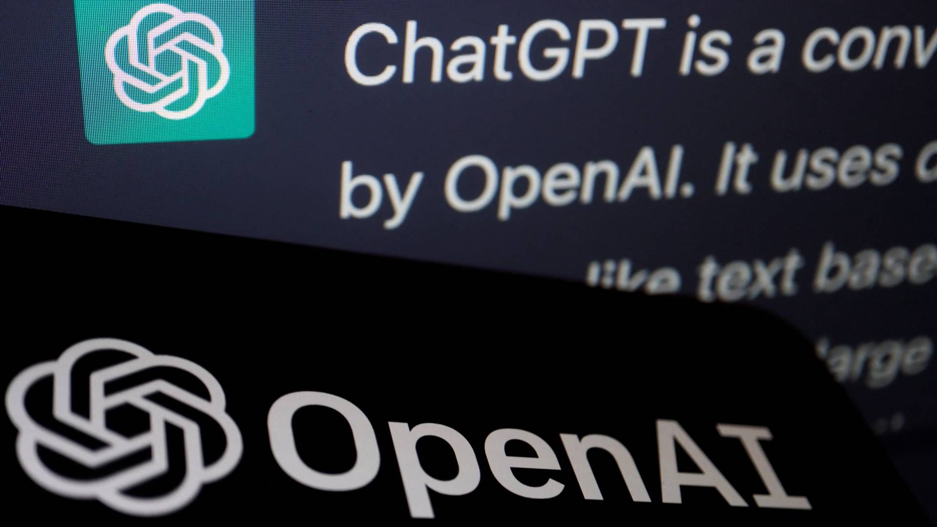 Selskabet OpenAI står bag ChatGPT. | Foto: Florence Lo/Reuters/Ritzau Scanpix