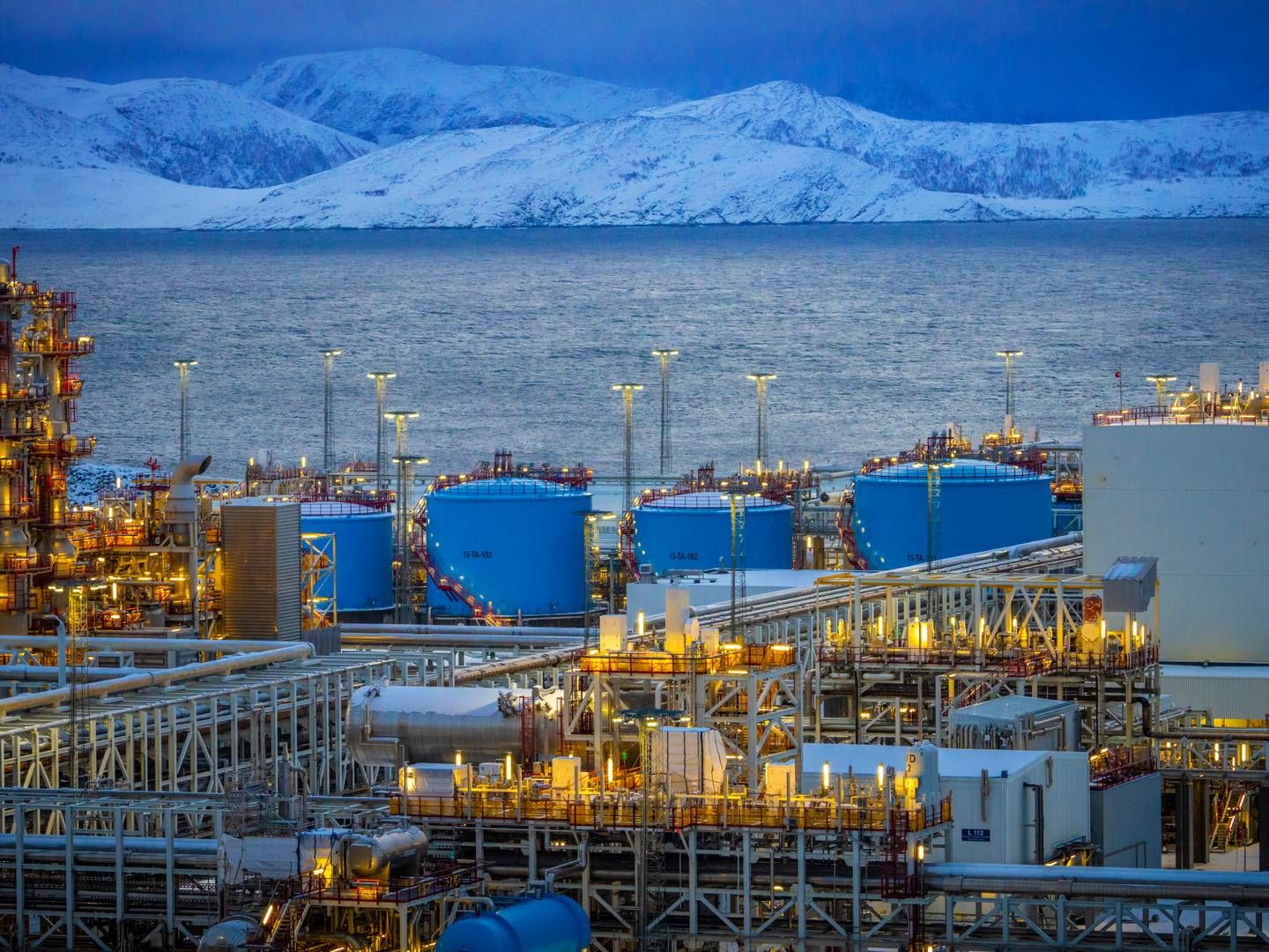 ELEKTRIFISERING AV MELKØYA: Aibel er tildelt en kontrakt på 8 milliarder for modifisering av Hammerfest LNG sitt anlegg. | Foto: Ole Berg-Rusten / NTB