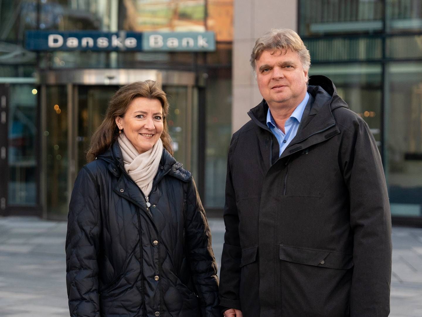 Ledere for Trade Finance Pascale Heffermehl og Tore Skoglund i Danske Bank. | Foto: Danske Bank/Fredrik Halvorsen