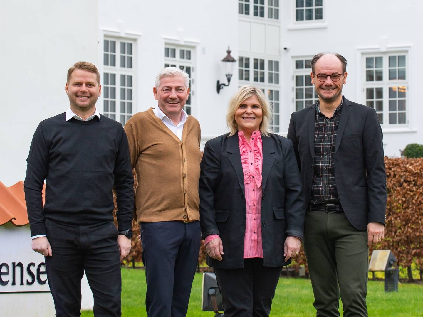 Ejerkredsen i Thorkild Kristensen. Fra venstre: Martin Lindhøj, Allan Nørgaard, Jette Gudiksen og Frank Andersen. | Foto: PR / Thorkild Kristensen