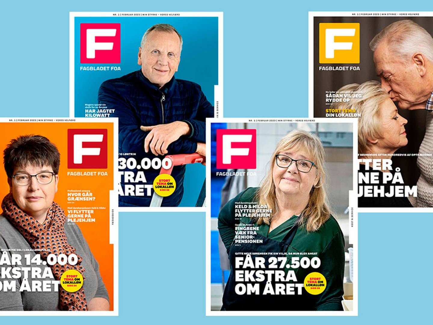 Fagbladet Foa vil fra 2025 ikke længere udkomme på print. | Foto: Screenshot