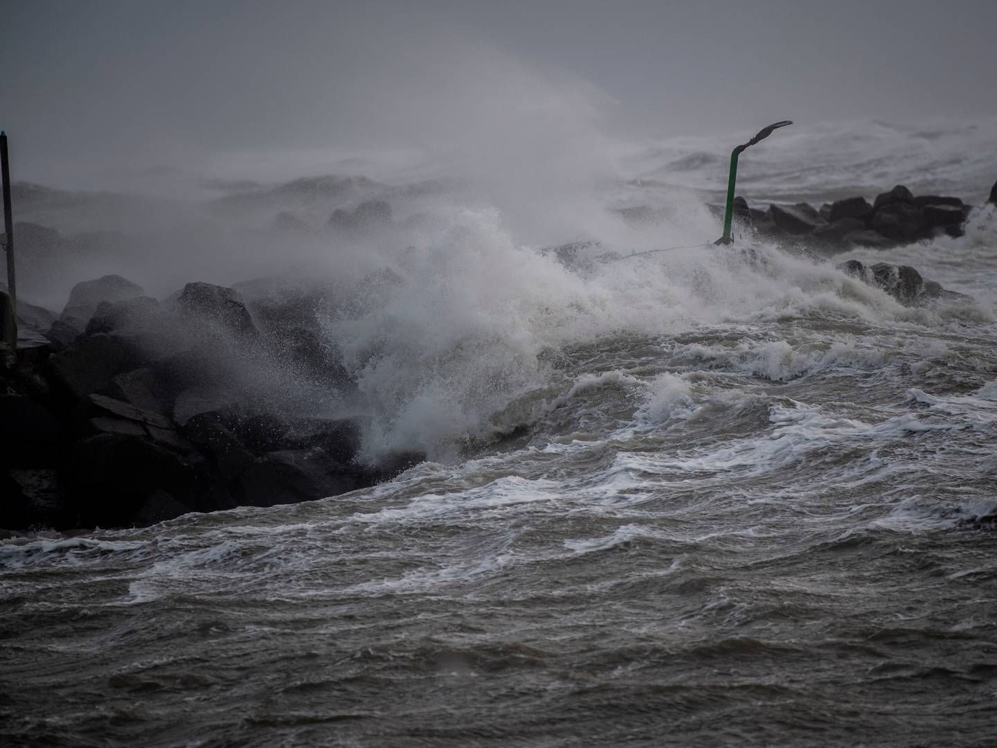 Stormen Otto har indtil videre medført færre skader end frygtet, oplyser Tryg og Topdanmark. | Foto: Morten Stricker/Jysk Fynske Medier/Ritzau Scanpix