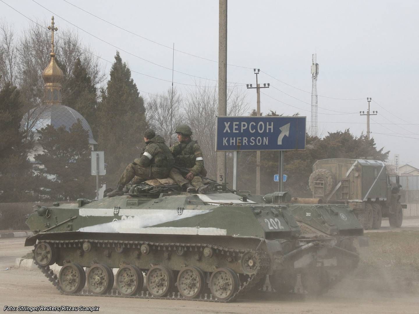 Ruslands invasion af Ukraine 24. februar blev starten til den hidtil største militære konflikt i Europa siden 2. verdenskrig. Det seneste år har vestlige virksomheder på stribe forladt Rusland som konsekvens af krigen, mens andre er fortsat med at drive forretning i landet. | Foto: Stringer/reuters/ritzau Scanpix