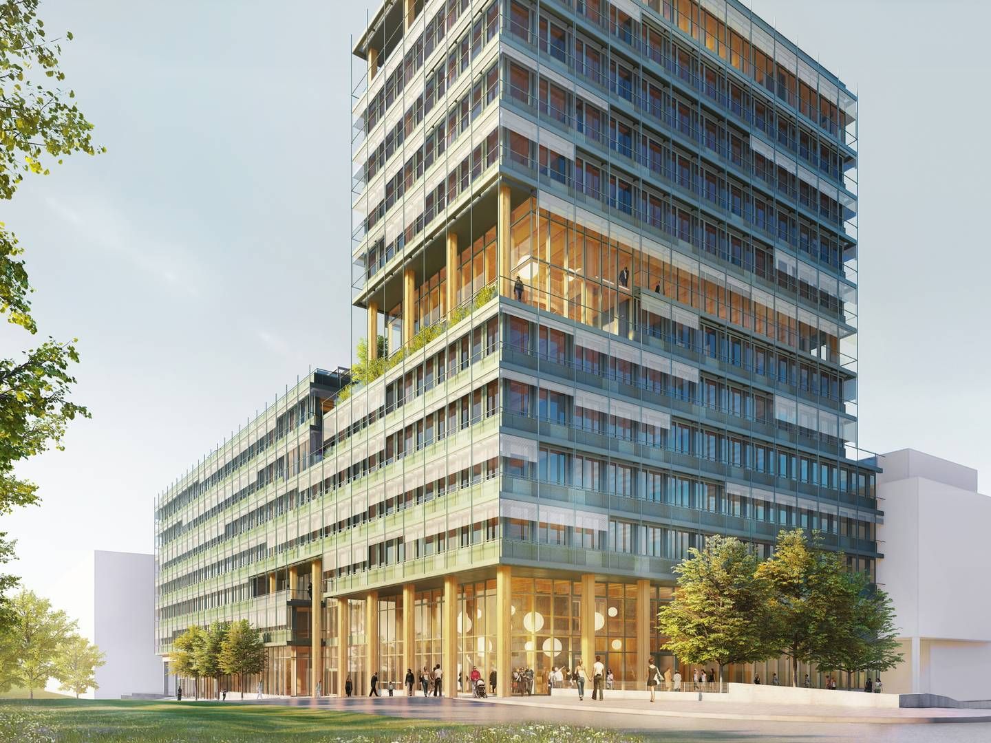 Der Entwurf der neuen Zentrale der Umweltbank in Nürnberg | Foto: Umweltbank