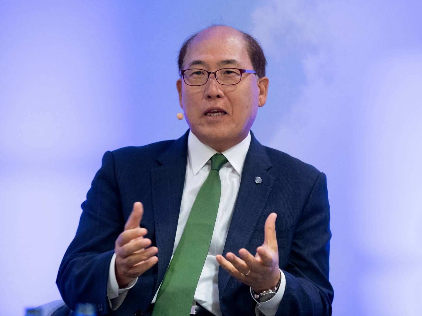 Sydkoreanske Kitack Lim er siddende generalsekretær for FN's søfartsorganisation IMO. | Foto: Daniel Reinhardt/AP/Ritzau Scanpix