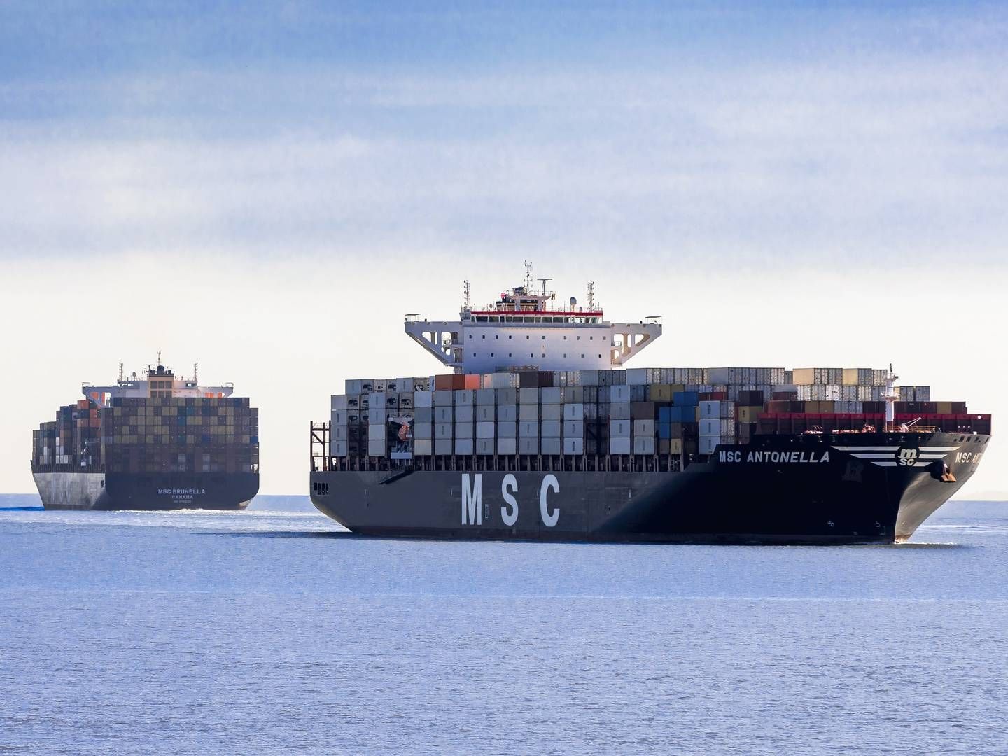A container ship from MSC, but not MSC Shristi, that lost containers off Bermuda. | Foto: Pr/msc