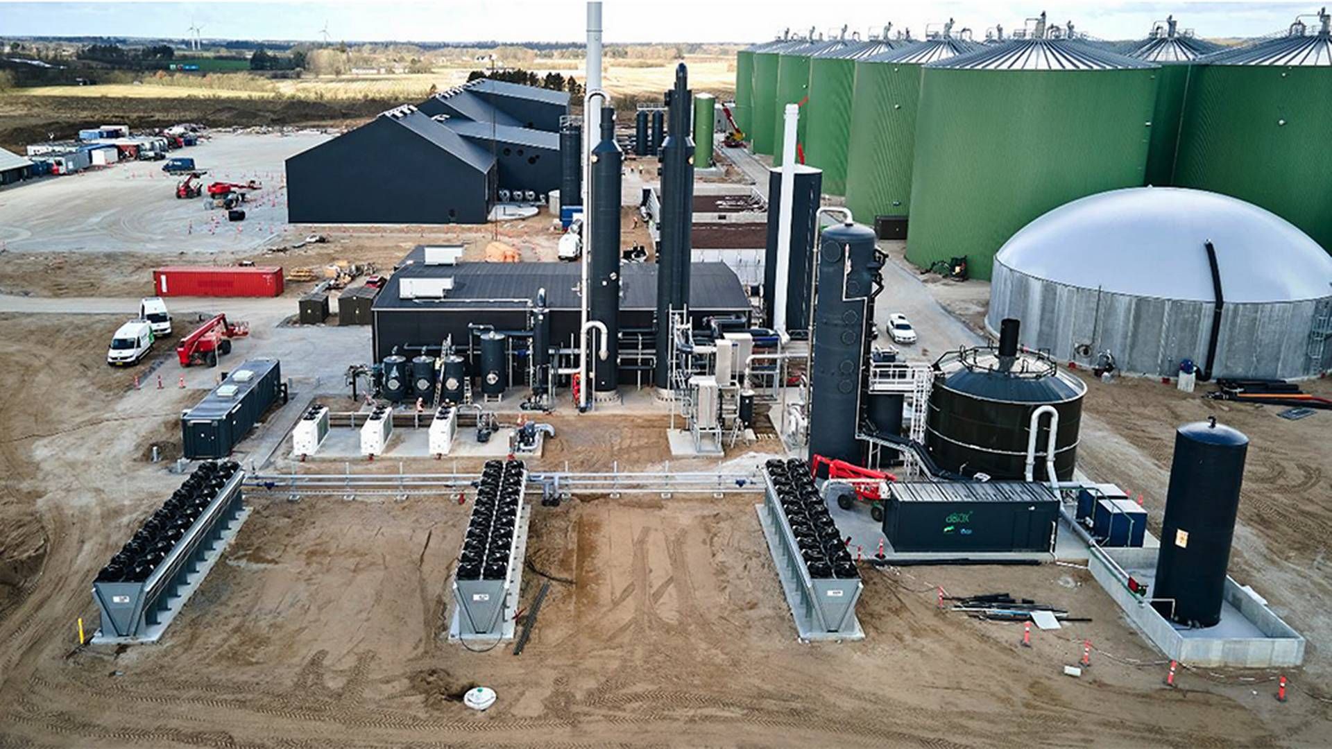 Biogasanlægget i Tønder er udset til at blive et af de største i Europa. | Foto: Arjunpr