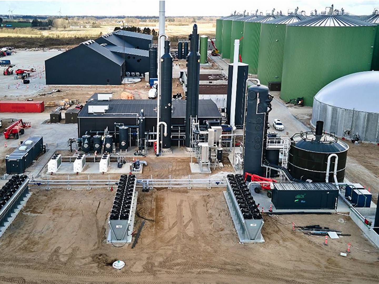 Biogasanlægget i Tønder er udset til at blive et af de største i Europa. | Foto: Arjunpr