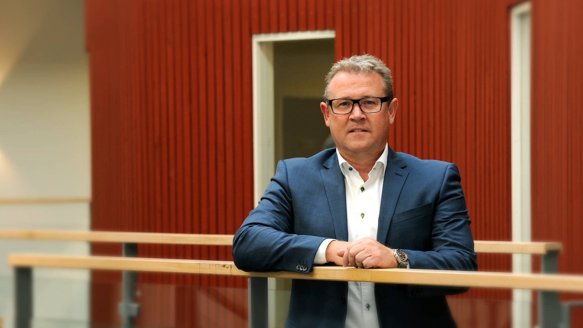 Adm. direktør Frank Abel understreger, at Sønderjysk Forsikring har samme identitet som altid, selv om forretningen nu er landsdækkende. | Foto: Pr
