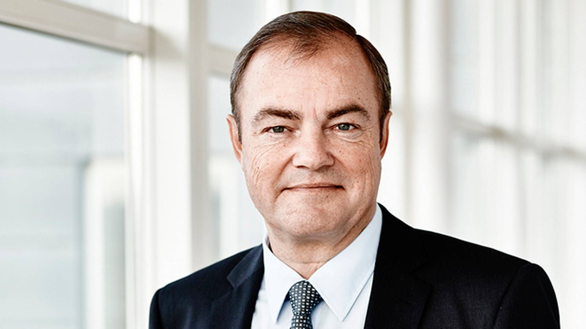 Petter Blondeau er adm. direktør i Fynske Bank. Han overlader til foråret tøjlerne til Henning Dam. | Foto: Fynske Bank/pr