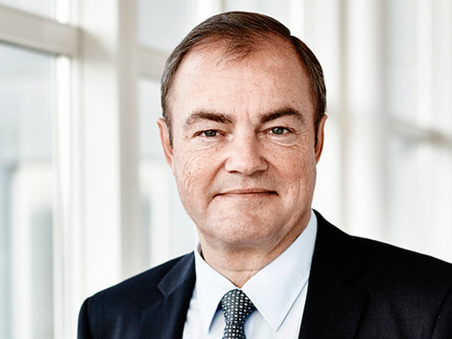 Petter Blondeau er adm. direktør i Fynske Bank. Han overlader til foråret tøjlerne til Henning Dam. | Foto: Fynske Bank/pr