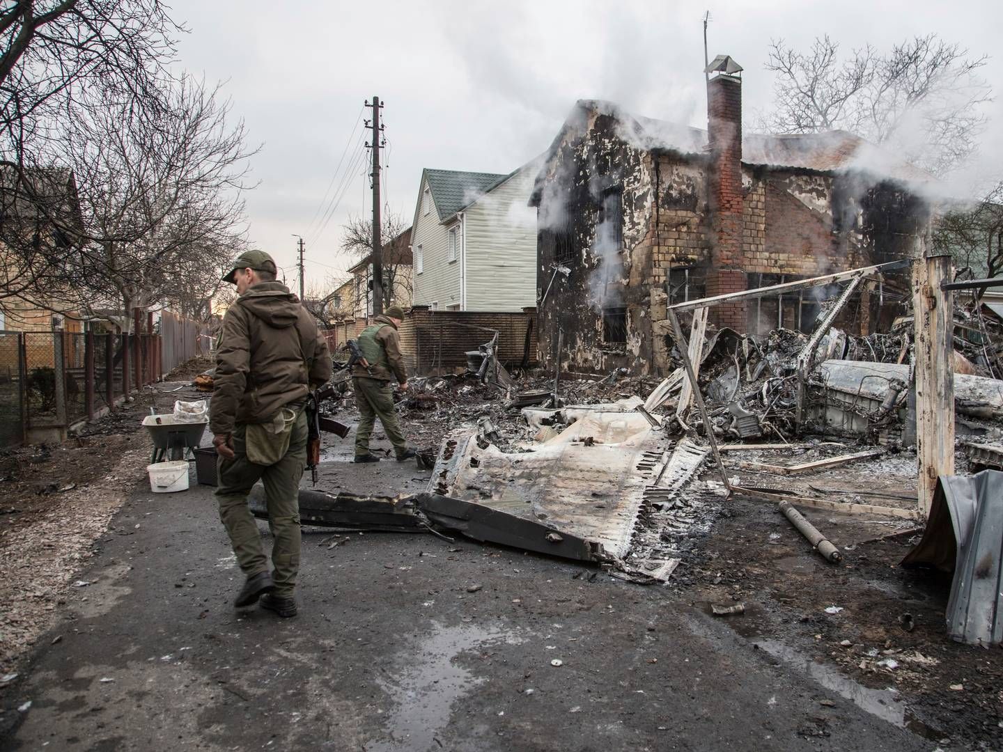 Russia invaded Ukraine on Feb. 24, 2022. | Foto: Oleksandr Ratushniak/AP/Ritzau Scanpix