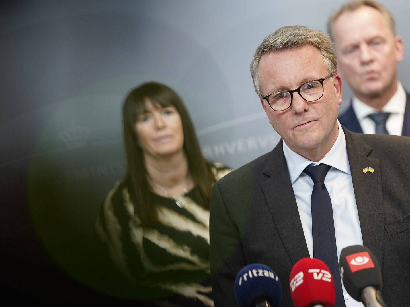Erhvervsminister Morten Bødskov (S) holder pressemøde torsdag eftermiddag om inflationshjælpen til landets mindre købmænd. | Foto: Ida Marie Odgaard/Ritzau Scanpix