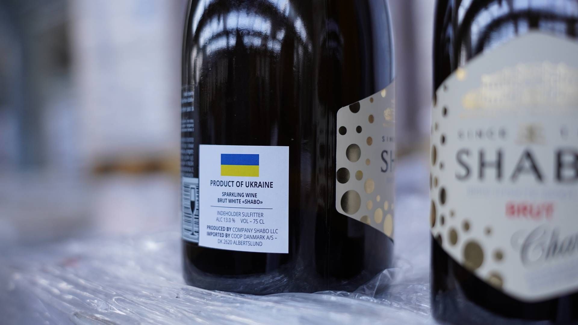 Ukrainsk vin er et af de produkter, der ha ramt Coops hylder. | Foto: Coop/pr