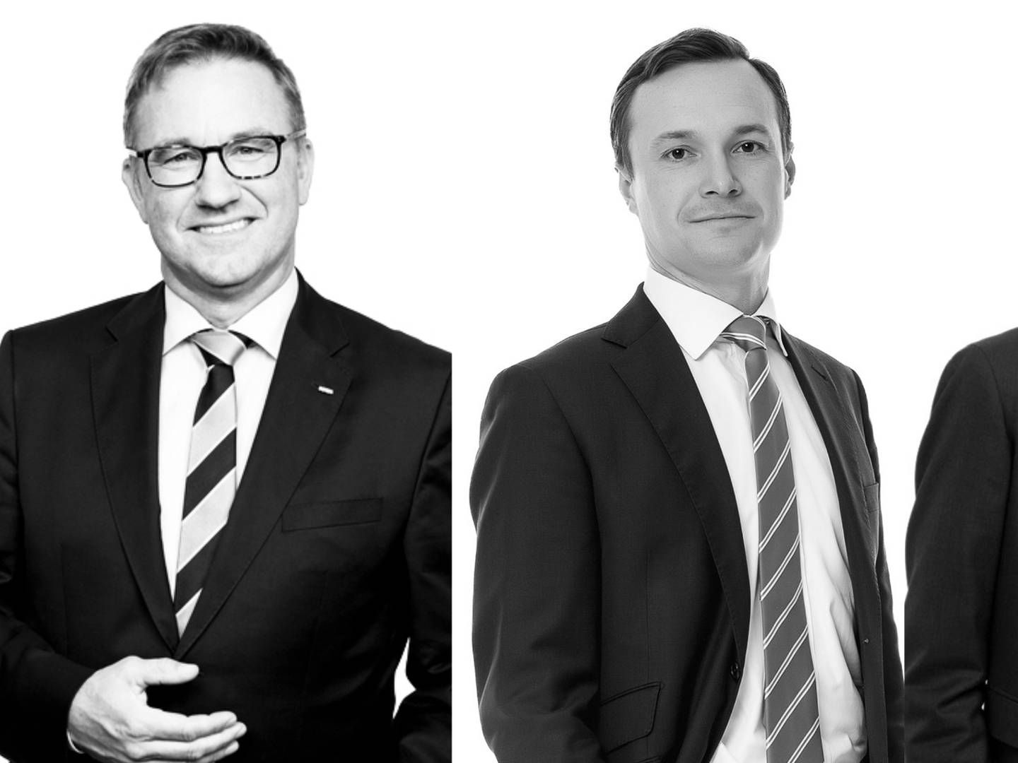 Hans Hellenborg, global head of Institutional product development at SEB (left), and portfolio managers Richard Gavel (center) and Björn Arvidsson (right). | Photo: Pr/seb