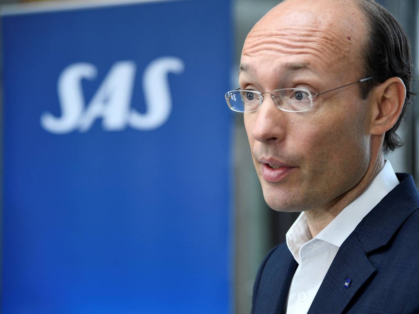 SAS-topchef Anko van der Werff ser ingen tegn på recession. | Foto: Tt News Agency/Reuters/Ritzau Scanpix