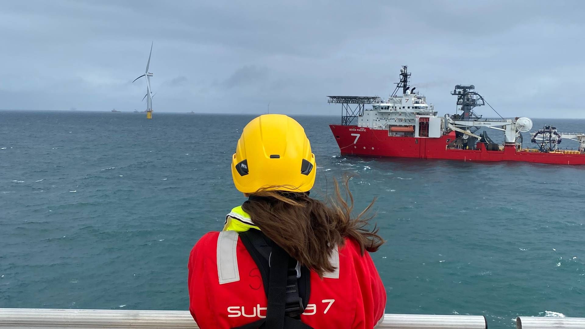 ØKT ORDREINNGANG: Subsea 7 forventer økt inntjening fremover, men selskapet sier fornybarresultatene er uakseptable. Her vindparken HyWind Tampen.