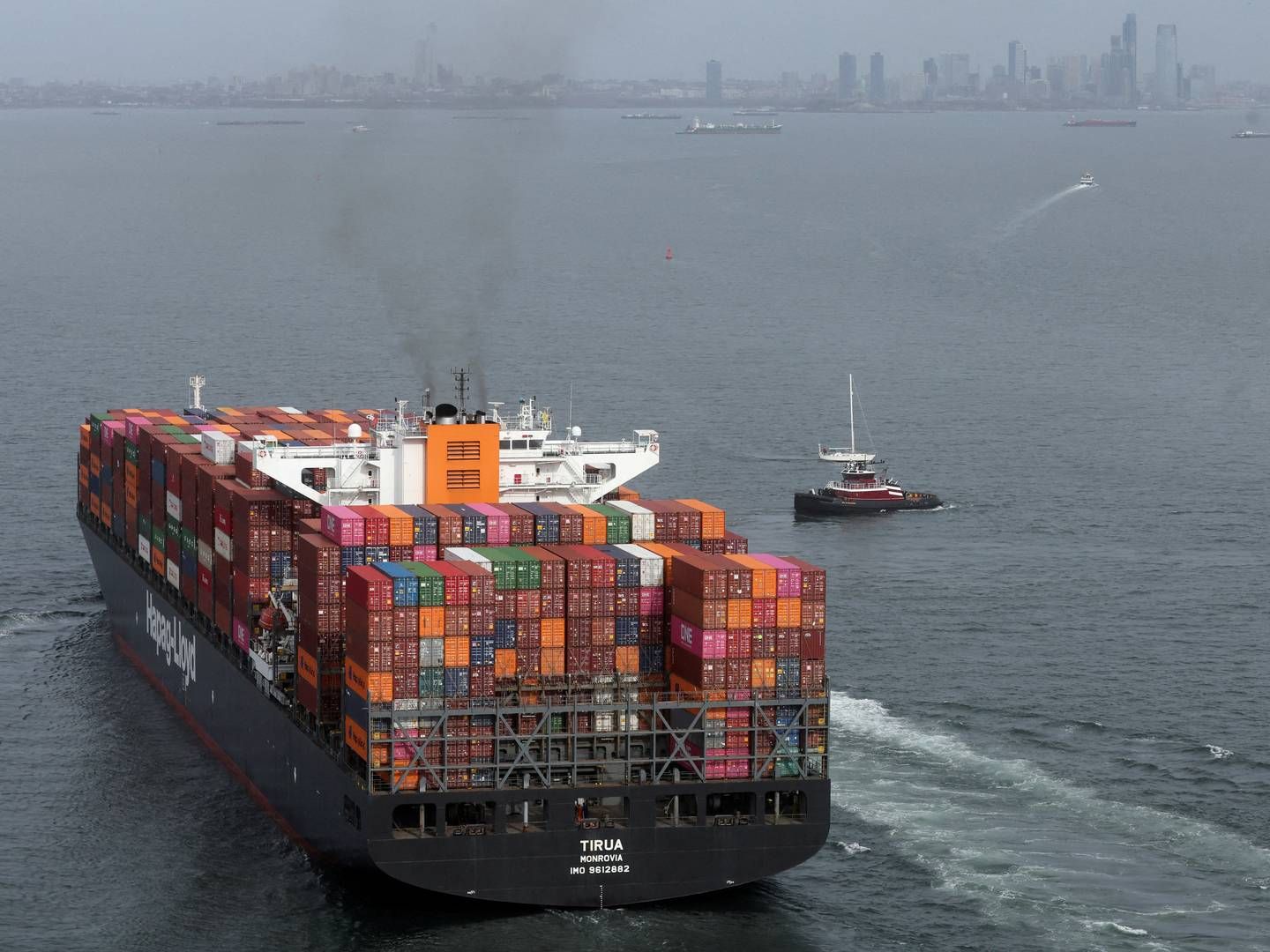 Fem skibe fra Hapag-Lloyd skal blive mere energieffektive efter ombygning på Fayard-værftet. | Foto: Brendan Mcdermid/Reuters/Ritzau Scanpix