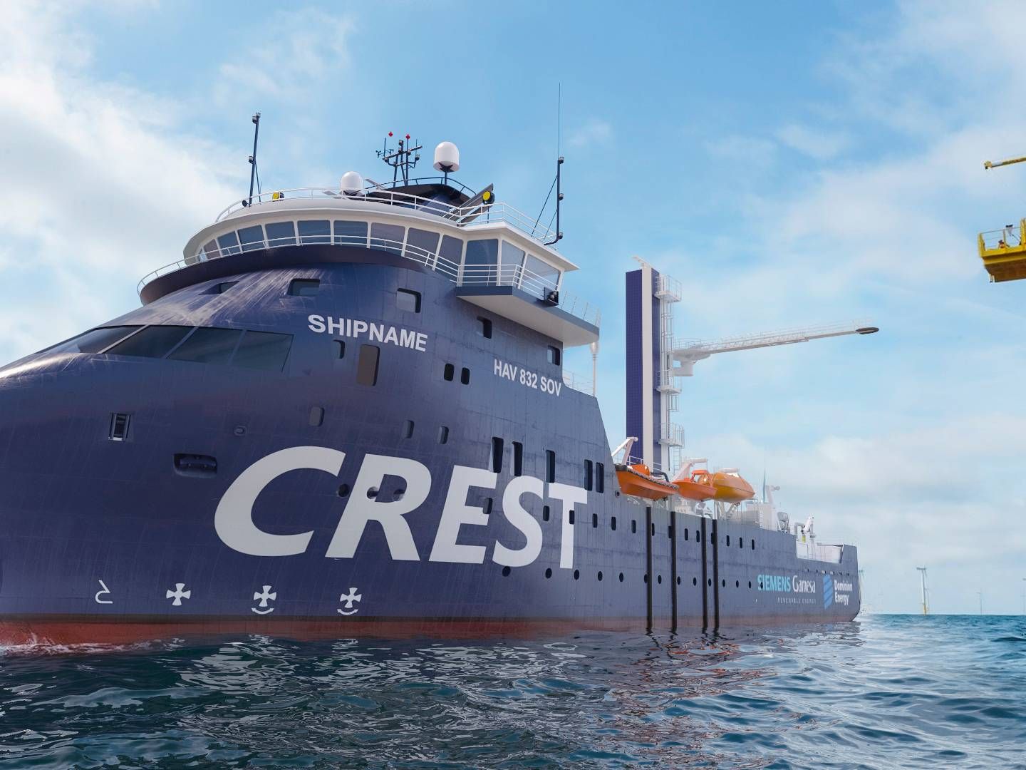 Esvagt and joint-venture partner Crowley chooses Norwegian ship designer Hav Design to develop a brand new service operation vessel for US market. | Foto: Hav Design