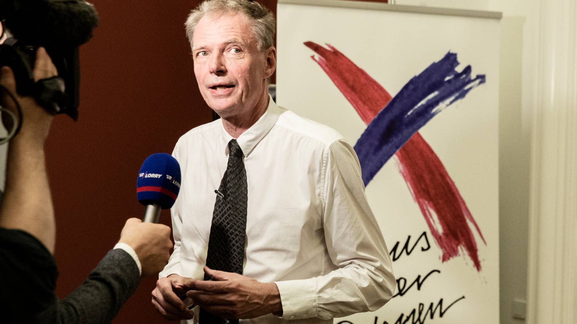 Klaus Riskær stillede op med eget parti ved valget i 2019. | Foto: Jens Hartmann