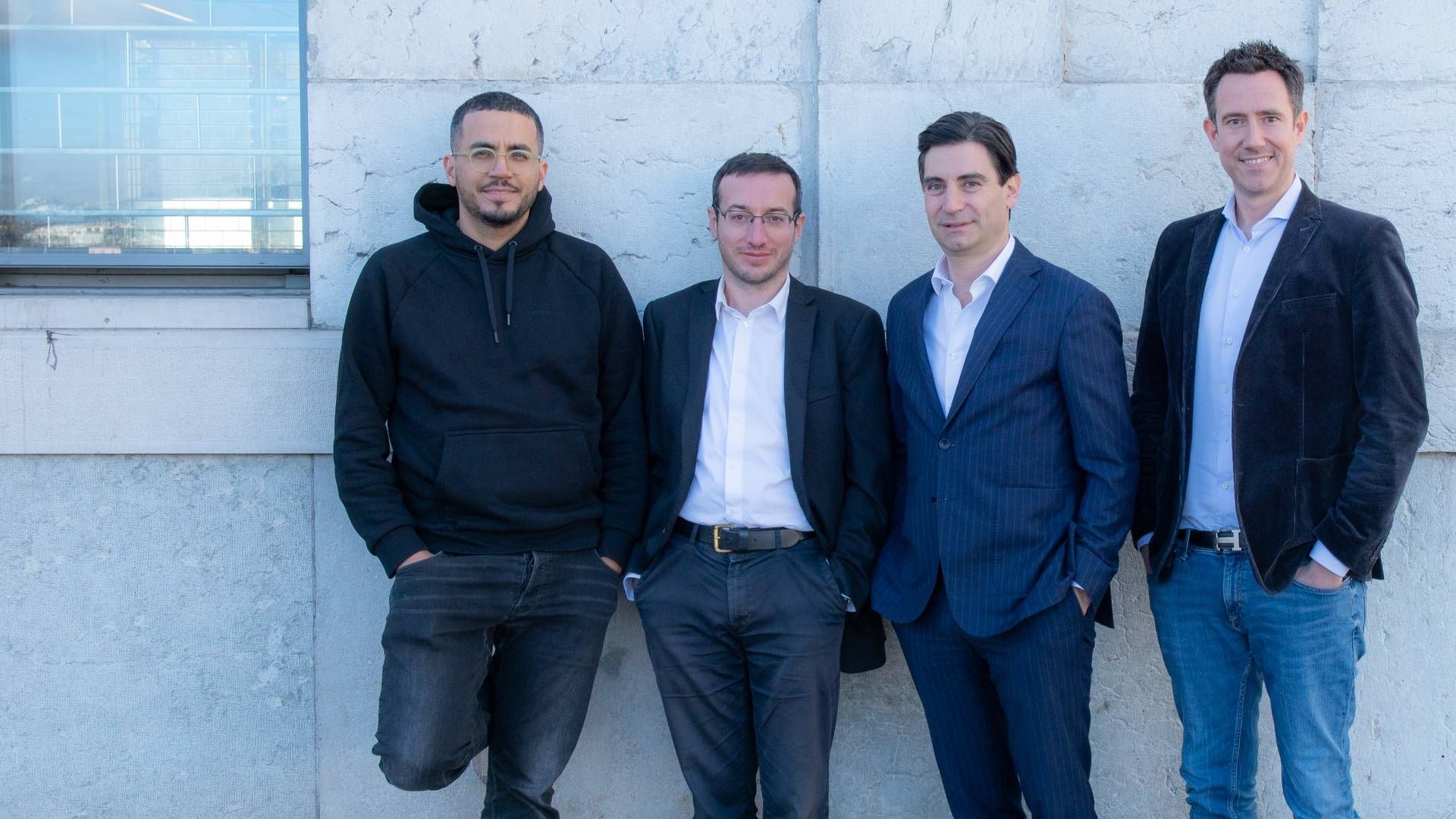 Die Taurus-Gründer: Lamine Brahimi (von links), Jean-Philippe Aumasson, Oren-Olivier Puder und Sébastien Dessimoz | Foto: Taurus