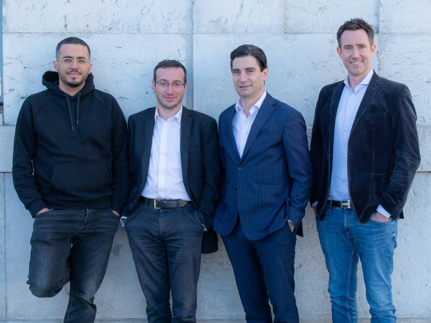Die Taurus-Gründer: Lamine Brahimi (von links), Jean-Philippe Aumasson, Oren-Olivier Puder und Sébastien Dessimoz | Foto: Taurus