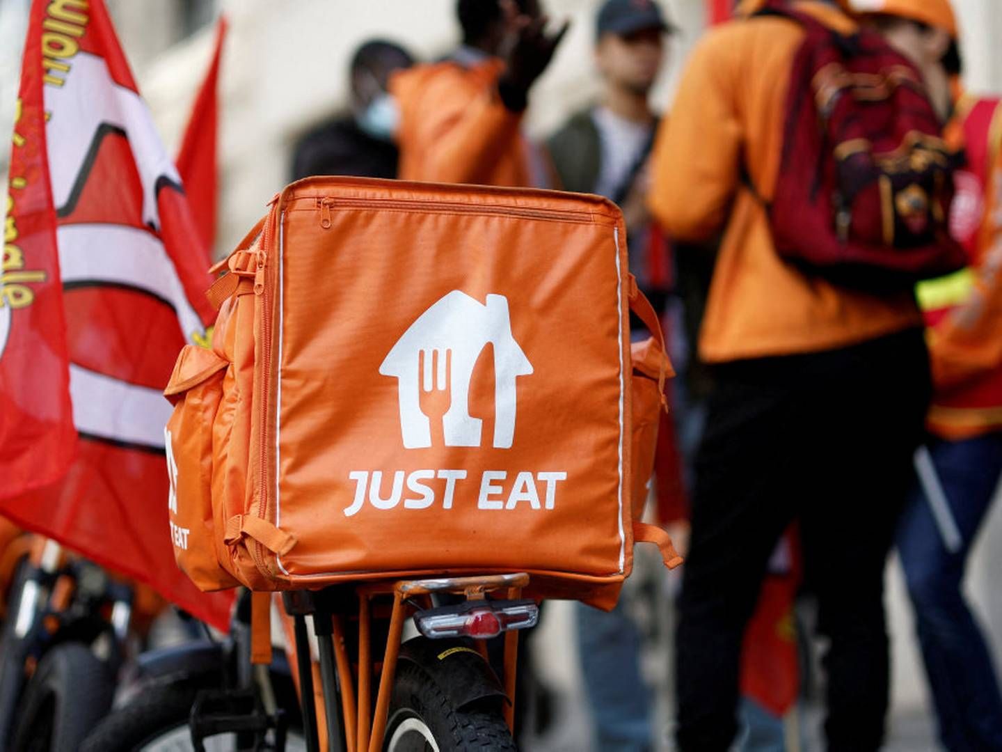 Just Eat har et soldt underskud for 2022 med til investorerne. | Foto: Benoit Tessier/Reuters