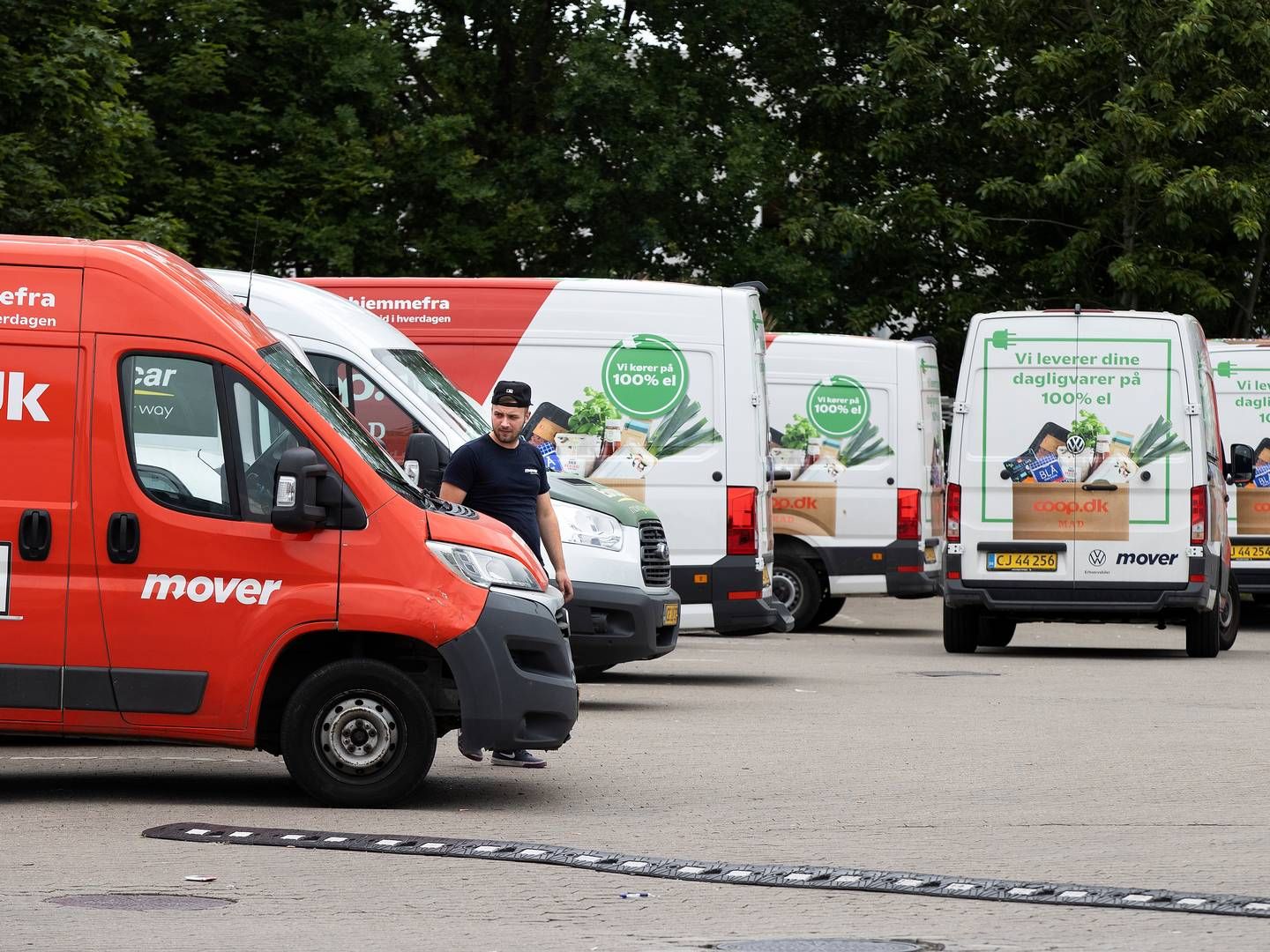 3F-overenskomsten omfatter blandt andet chauffører, der leverer dagligvarer. | Foto: Finn Frandsen