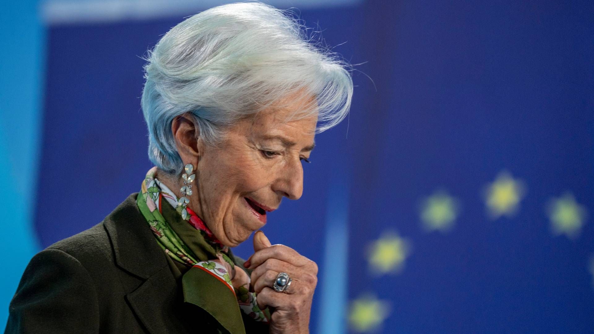 President i den europeiske sentralbanken, Christine Lagarde. | Foto: Michael Probst / AP