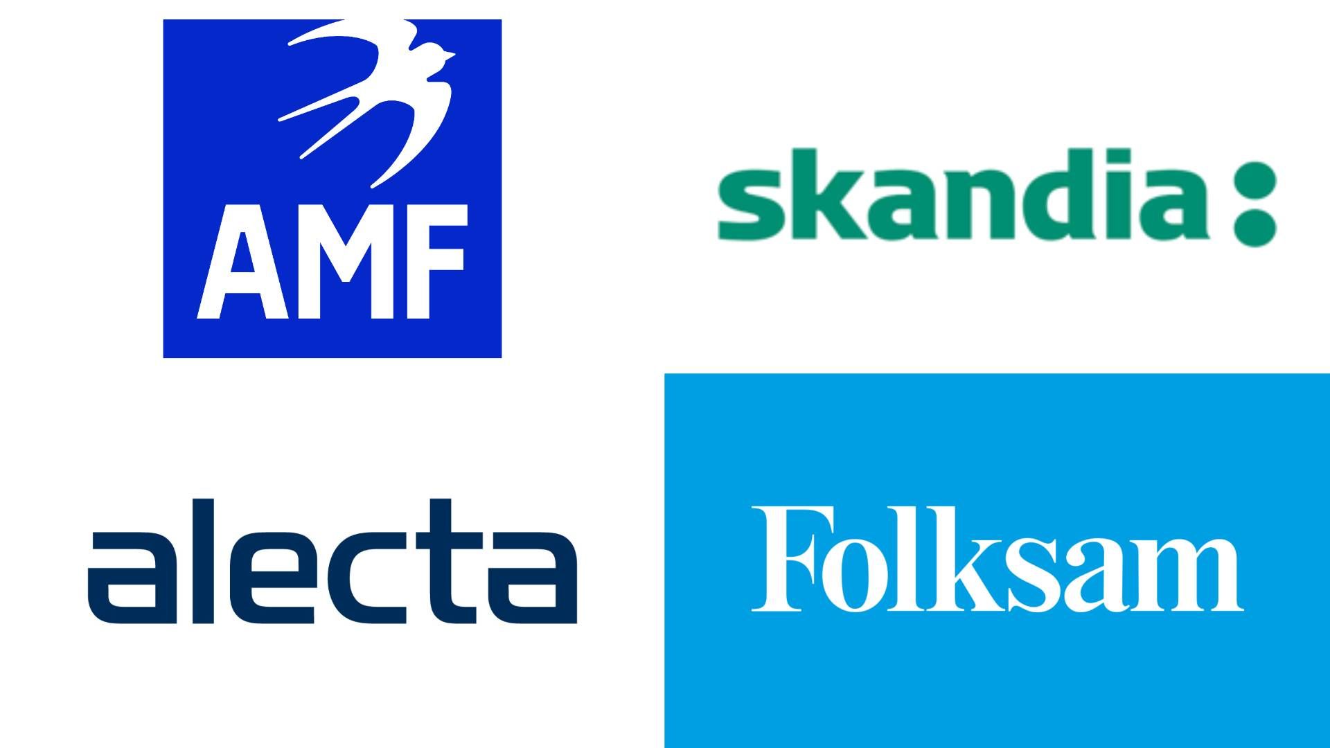Photo: PR/AMF, Skandia, Alecta and Folksam