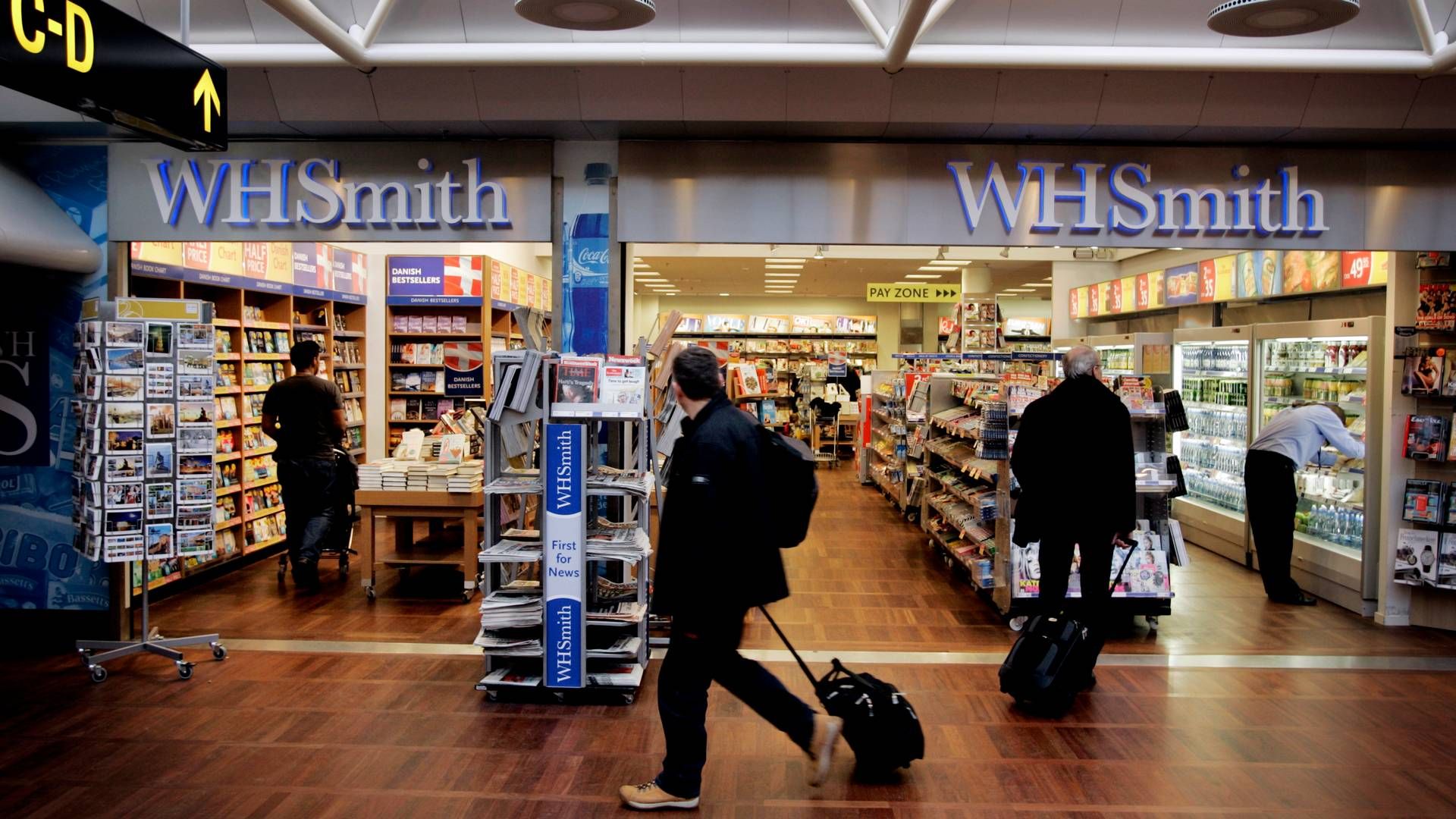 WH Smiths boghandel i Københavns Lufthavn. | Foto: Finn Frandsen