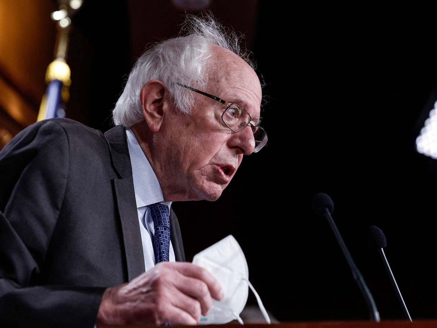 Bernie Sanders, Vermont Senator and chair of the US senate health committee, urges fellow insulin makers Novo Nordisk and Sanofi to lower prices like Eli Lilly | Foto: Anna Moneymaker/AFP/Ritzau Scanpix