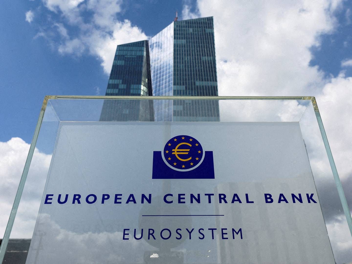 Den Europæiske Centralbank har løbende hævet renten de seneste måneder. | Foto: Wolfgang Rattay/Reuters/Ritzau Scanpix