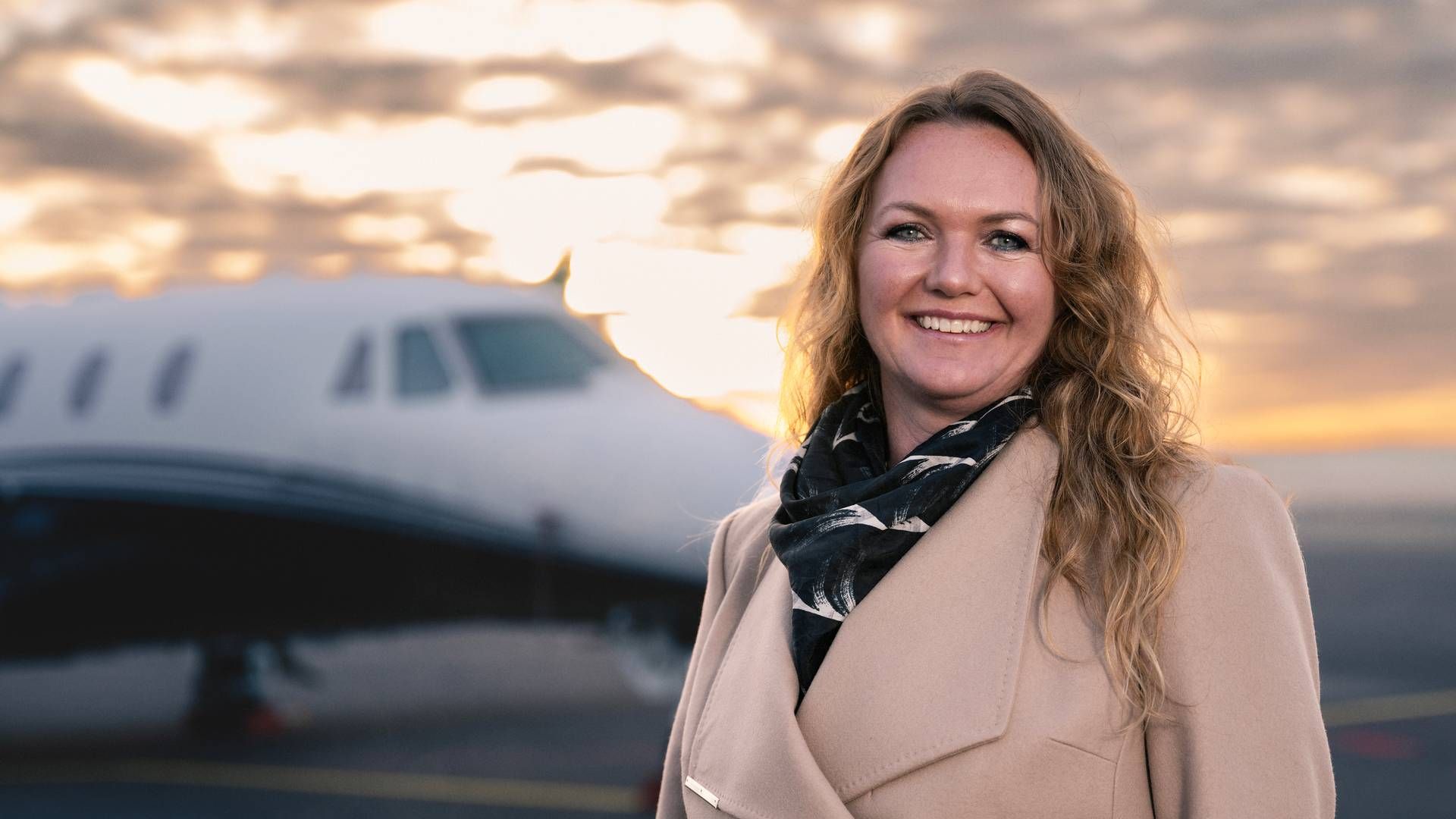 Lotta Sandsgaard tiltræder som ny adm. direktør i Aarhus Lufthavn 1. april. | Foto: Pr / Kirsten Adler for Aarhus Lufthavn