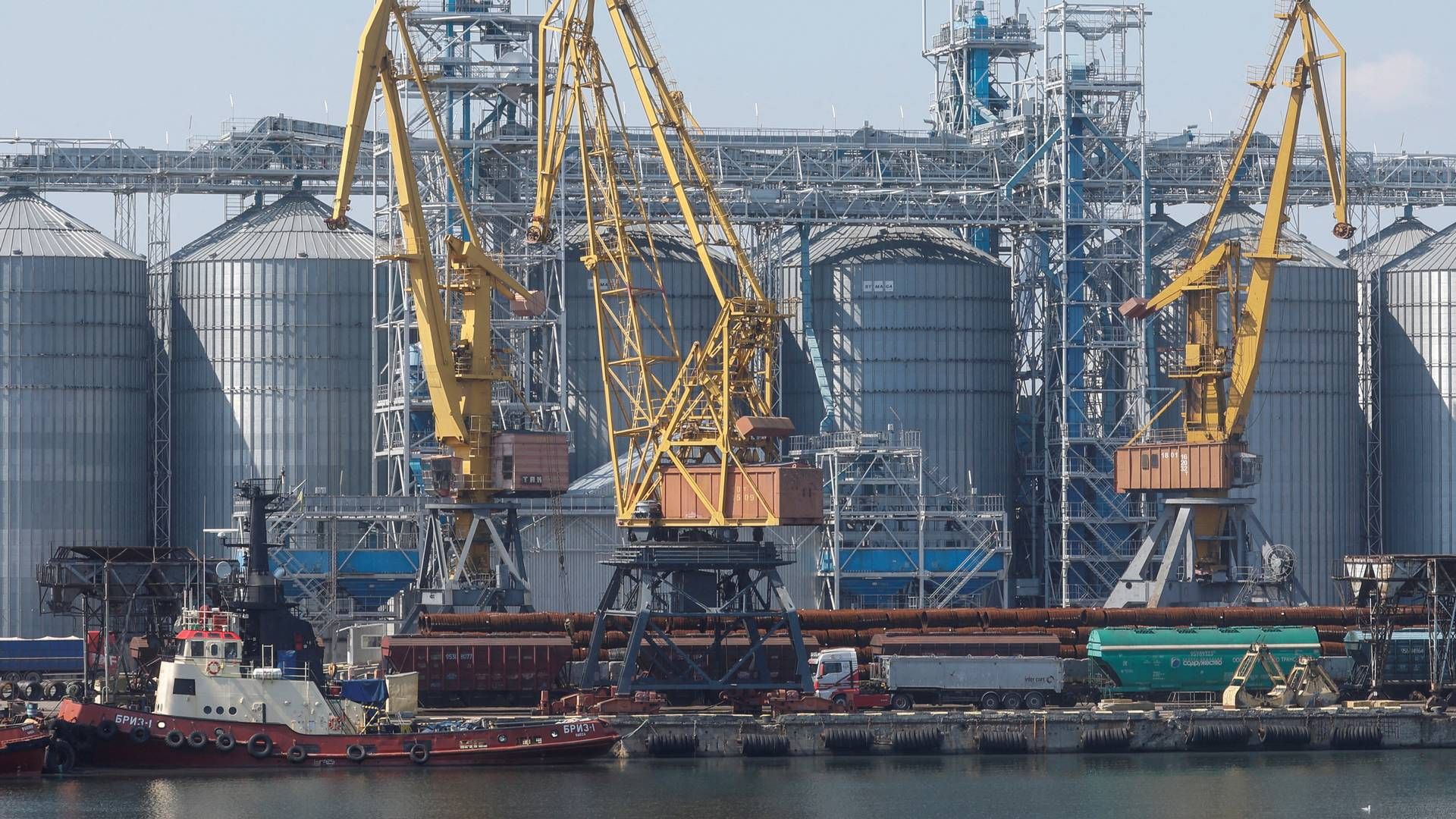 Havnebyen Odessa er en af de havne, hvorfra landets korn bliver eksporteret. | Foto: Valentyn Ogirenko/Reuters/Ritzau Scanpix