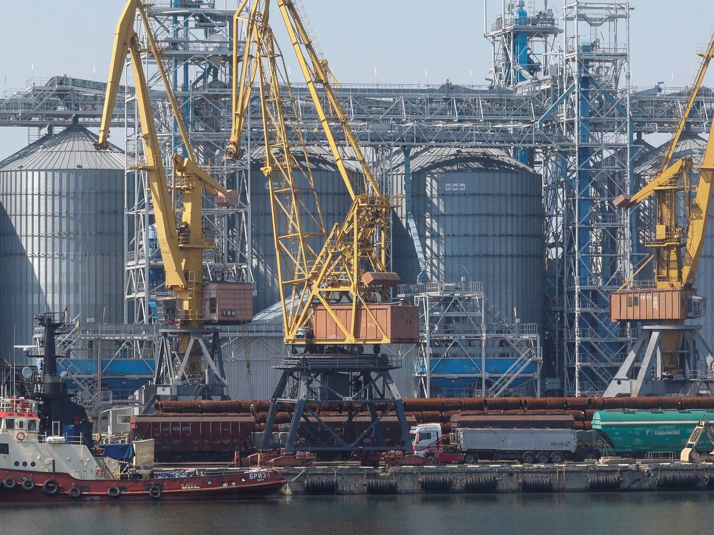 Havnebyen Odessa er en af de havne, hvorfra landets korn bliver eksporteret. | Foto: Valentyn Ogirenko/Reuters/Ritzau Scanpix