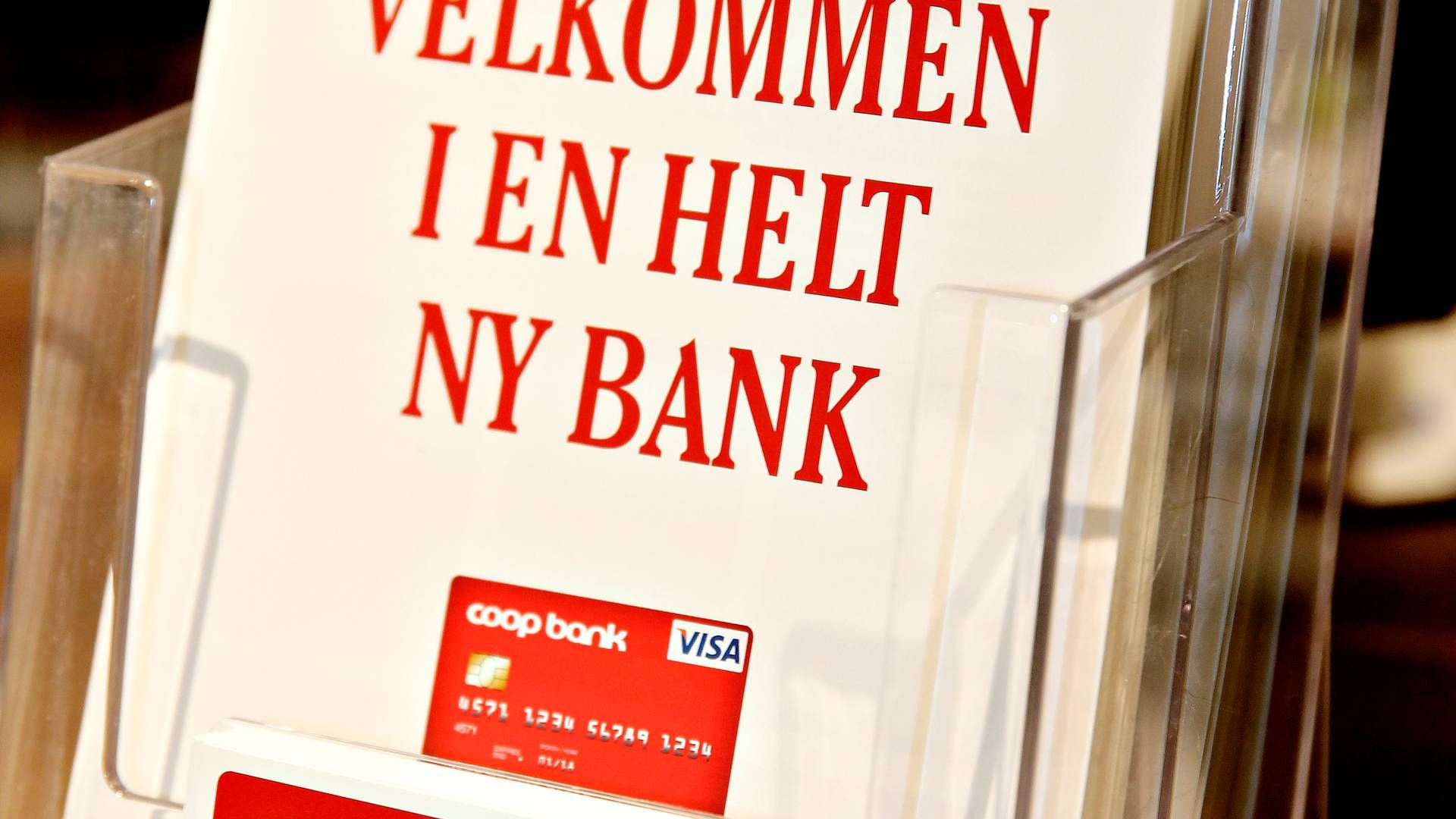 Højere gebyrindtægter sikrer vækst i Coop Bank. | Foto: Martin Lehmann